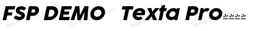 FSP DEMO   Texta Pro字体转换
